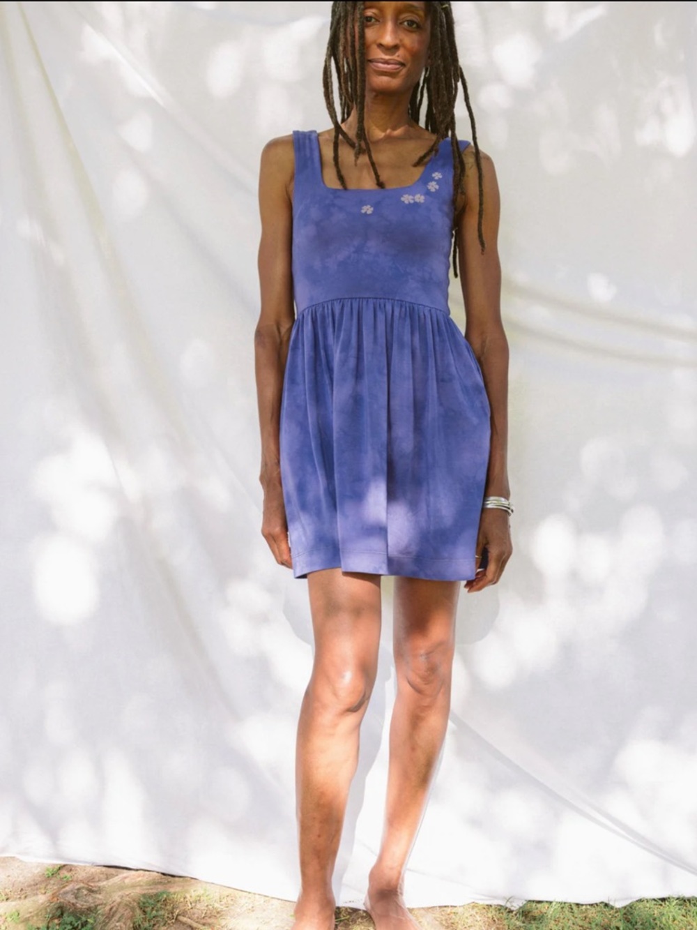 PURUSHA PEOPLE PHLOX DRESS, gorgeous, sustainable, forest fiber, small batch. - Picture 3 of 10